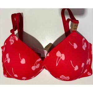 New PINK Victoria Secret Bra 32DD Bombshell Pushup Wear Everywhere +2 Cups NWT